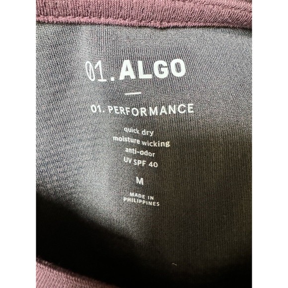 01.Algo Denver Performance Thermal Crew Burgundy Men’s Size Medium - Picture 8 of 10